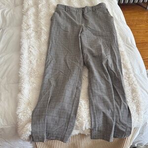 Women’s Gray Checkered Pants